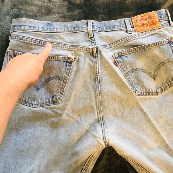 Levi 501 Original Shrink to fit Blue Jeans Bundle  of (5) 42x36 - Picture 11 of 12